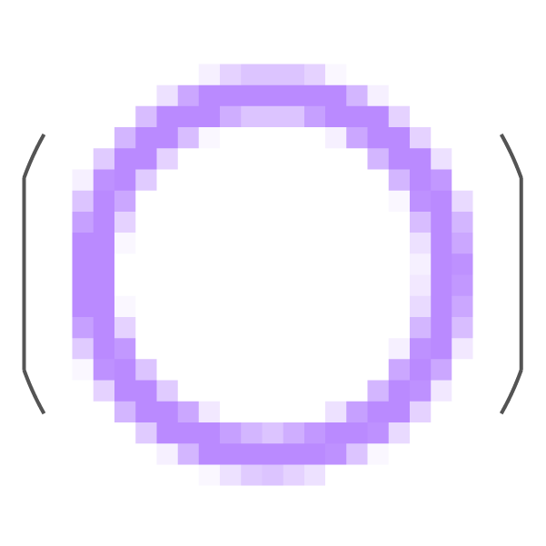 Uneven anti-aliasing with flat sides