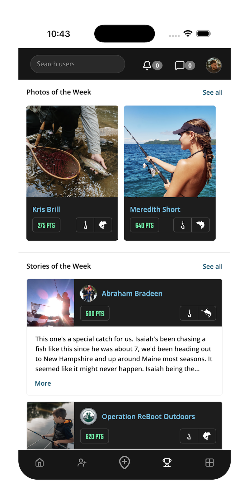 GameTiks Best of Week screen